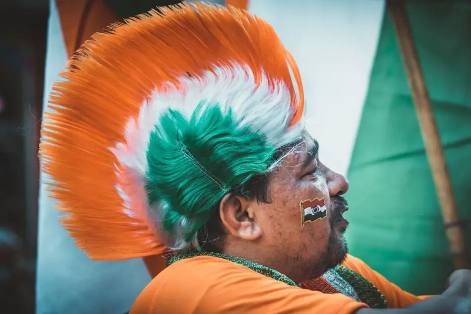 Indian hair flag