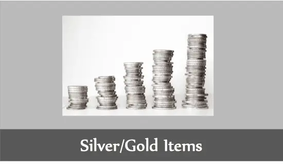 Silver Gold Gift Items