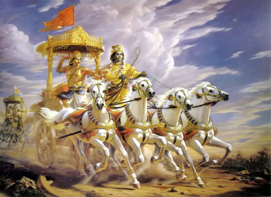 Mahabharath, Krishna and Arjun
