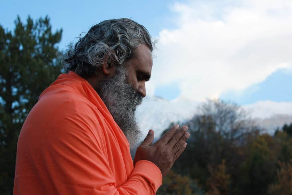 Hindu Guru Namaste