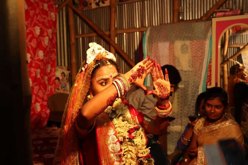 Hindu Marriage at Night