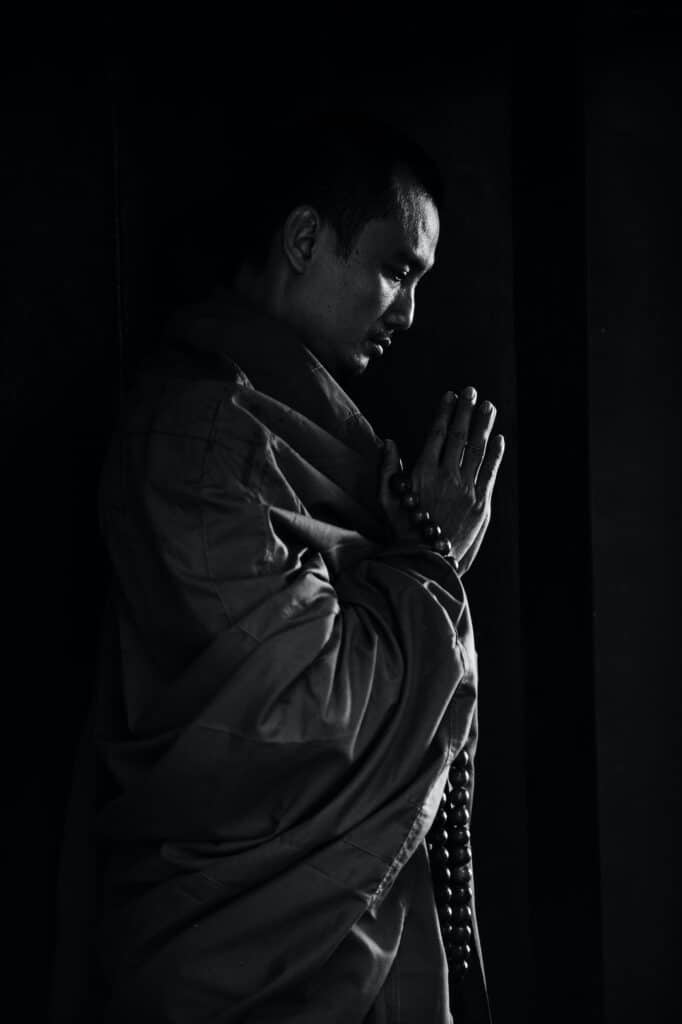 Monk Praying (Japa)